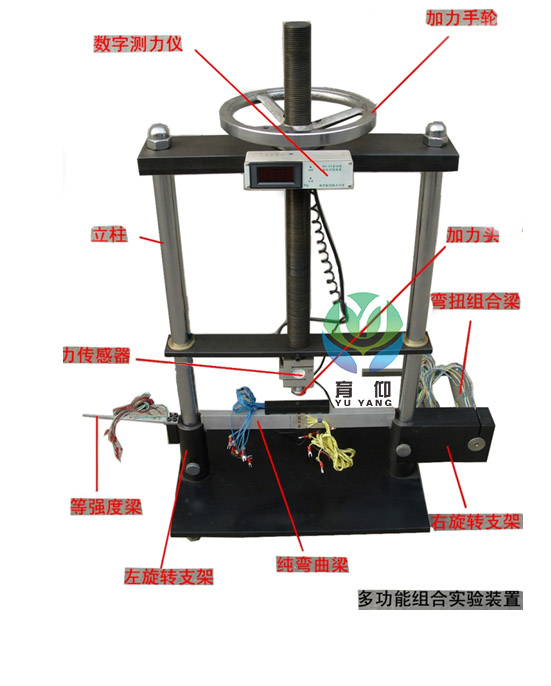 <b>YUYLC-X材料力学测试分析实验台(配静态应变仪)</b>